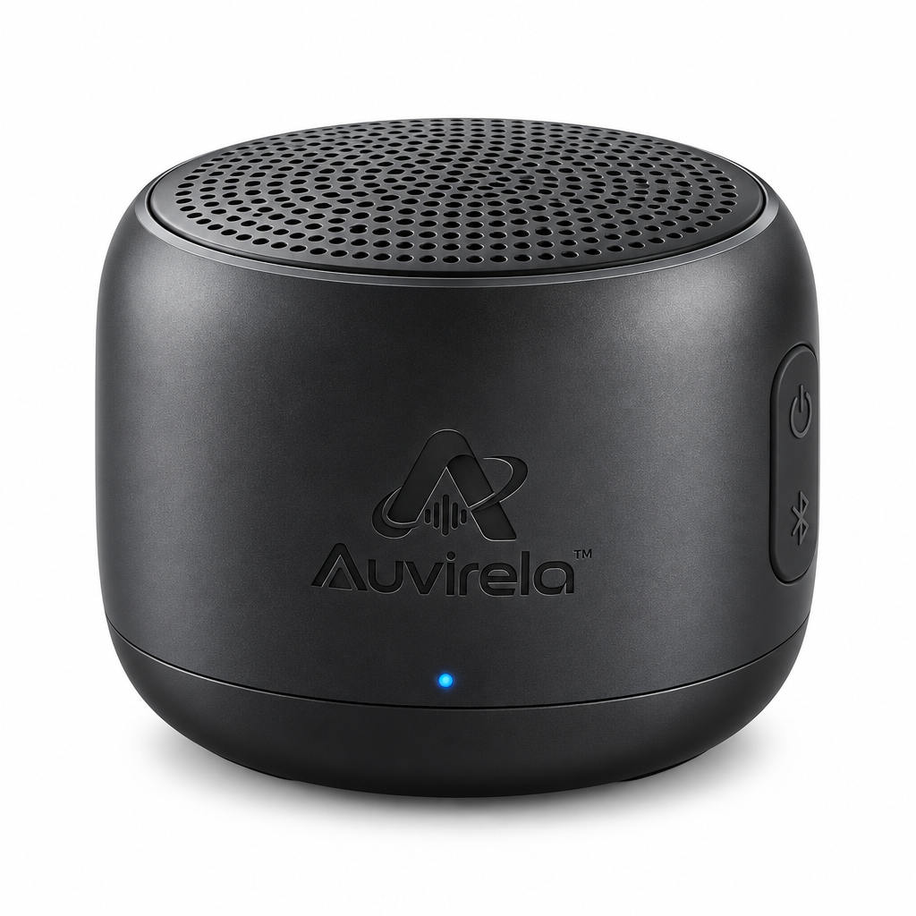 Auvirela™ Pocket Bluetooth Speaker – Compact Wireless Speaker with Bluetooth 5.3, Powerful Sound & Portable Design