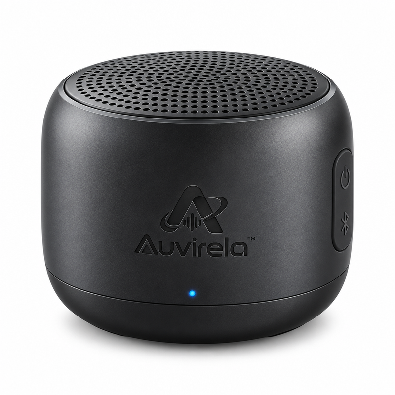 Auvirela™ Pocket Bluetooth Speaker – Compact Wireless Speaker with Bluetooth 5.3, Powerful Sound & Portable Design